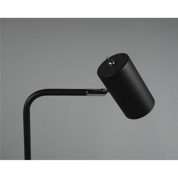 Lámpara de sobremesa minimalista MARLEY bombilla excl. 1x GU10 max. 5W IP20 Negro