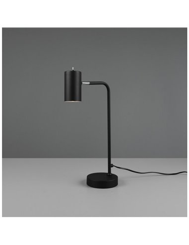 Lámpara de sobremesa minimalista MARLEY bombilla excl. 1x GU10 max. 5W IP20 Negro