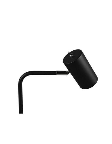 Lámpara de sobremesa minimalista MARLEY bombilla excl. 1x GU10 max. 5W IP20 Negro