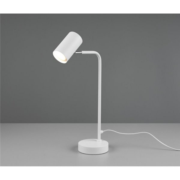 Lámpara de sobremesa MARLEY flexo minimalista, bombilla excl. 1x GU10 max. 5W IP20 Blanco