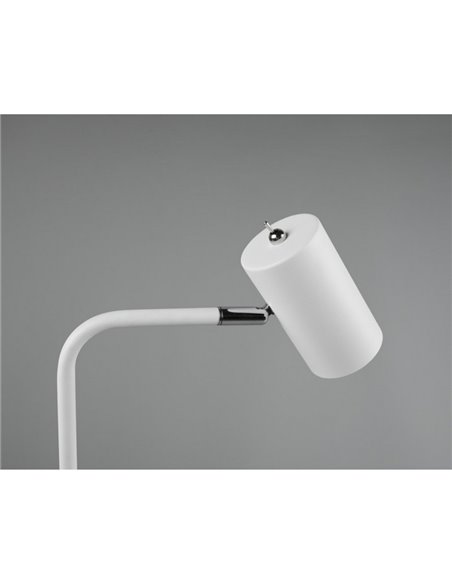 Lámpara de sobremesa MARLEY flexo minimalista, bombilla excl. 1x GU10 max. 5W IP20 Blanco