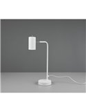 Lampe de table flexo minimaliste MARLEY, ampoule exclue. 1x GU10 max. 5W IP20 Blanc