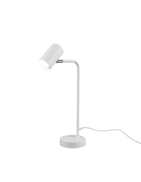 Lámpara de sobremesa MARLEY flexo minimalista, bombilla excl. 1x GU10 max. 5W IP20 Blanco