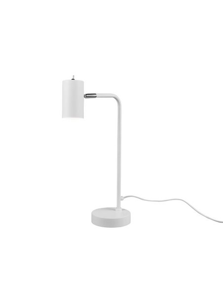 Lámpara de sobremesa MARLEY flexo minimalista, bombilla excl. 1x GU10 max. 5W IP20 Blanco