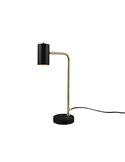 Lámpara de sobremesa minimalista MARLEY bombilla excl. 1x GU10 max. 5W IP20 Negro-Oro