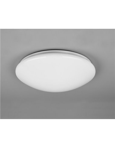 Luminária de teto LED 38cm LUKIDA 18W 2000lm, função de memória 3000 - 6000K e luz noturna IP20 Branca