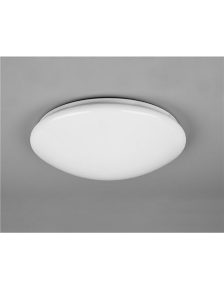 Luminária de teto LED 38cm LUKIDA 18W 2000lm, função de memória 3000 - 6000K e luz noturna IP20 Branca