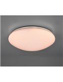 Plafón de techo LED 38cm LUKIDA 18W 2000lm, 3000 - 6000K función memoria y luz de noche IP20 Blanco