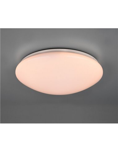 Plafón de techo LED 38cm LUKIDA 18W 2000lm, 3000 - 6000K función memoria y luz de noche IP20 Blanco