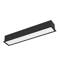 Luminária de embutir na parede/teto SALITTA LED, para uso externo, 9W 1080Lm, luz quente 3000K, 40cm de comprimento, IP65