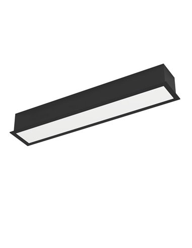 Aplique/Plafón LED empotrable SALITTA, para exterior 9W 1080Lm, luz cálida 3000K, 40cm de largo, IP65