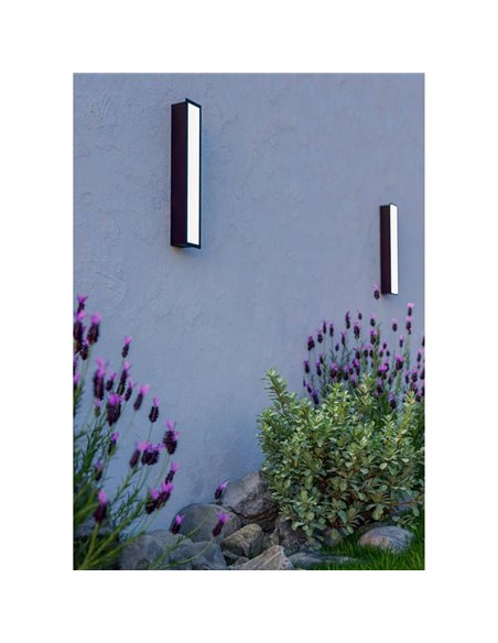Aplique/Plafón LED empotrable SALITTA, para exterior 9W 1080Lm, luz cálida 3000K, 40cm de largo, IP65