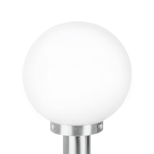 Baliza para exterior NISIA, estructura en acero inoxidable 1m altura tulipa redonda Ø20cm, E27, IP44