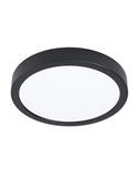 Plafón LED para exterior redondo ARGOLIS 2, negro 20,5W 2400Lm 3000K, Ø285mm, IP44