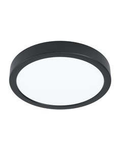 Plafón LED para exterior redondo ARGOLIS 2, negro 20,5W 2400Lm 3000K, Ø285mm, IP44