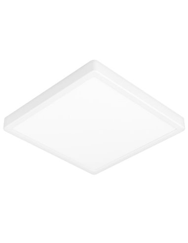 Plafón LED de exterior cuadrado blanco ARGOLIS 2, para exterior 2400Lm 3000K, IP44