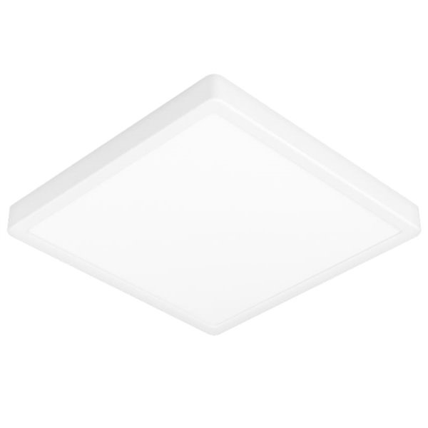 Plafonnier d'extérieur carré LED blanc ARGOLIS 2, 2400 Lm 3000 K, IP44