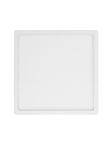 Plafón LED de exterior cuadrado blanco ARGOLIS 2, para exterior 2400Lm 3000K, IP44