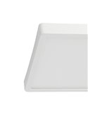 Plafonnier d'extérieur carré LED blanc ARGOLIS 2, 2400 Lm 3000 K, IP44