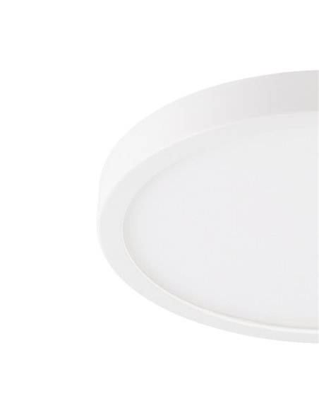 Plafón LED redondo blanco ARGOLIS 2 para exterior Ø285mm, 2400Lm 3000K, IP44