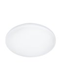 Plafonnier d'extérieur rond LED blanc RONCO, Ø22cm, 8W, 800Lm, 3000K, IP44