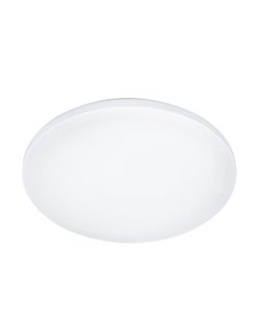 Plafonnier d'extérieur rond LED blanc RONCO, Ø22cm, 8W, 800Lm, 3000K, IP44
