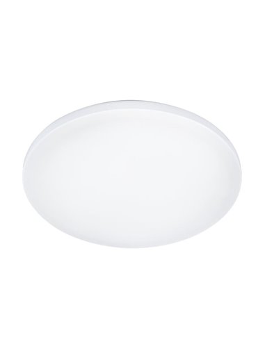 Luminária de teto LED redonda branca RONCO para exterior, Ø22cm, 8W, 800Lm, 3000K, IP44