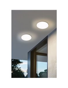 Plafón LED redondo blanco para exterior RONCO, Ø22cm 8W 800Lm 3000K,IP44 2