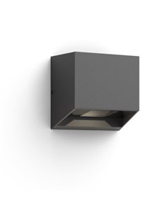 Aplique LED de pared exterior con 2 luces ALIX, ultraeficiente 4.3W 2700K