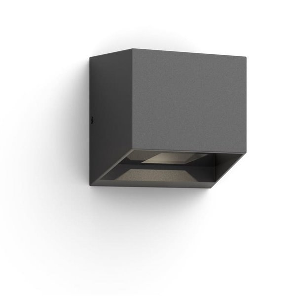 Aplique LED de pared exterior con 2 luces ALIX, ultraeficiente 4.3W 2700K