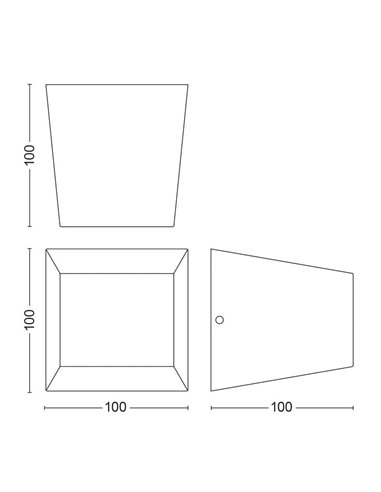 Aplique LED de pared exterior con 2 luces ALIX, ultraeficiente 4.3W 2700K