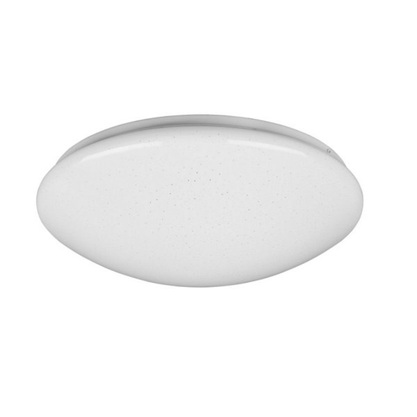 Luminária de teto LED com efeito estrela LUKIDA 18W 2000lm, 3000 - 6000K, função de memória e luz noturna, IP20, branca