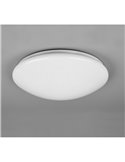 Plafón de techo LED efecto estrella LUKIDA 18W 2000lm, 3000 - 6000K función memoria y luz de noche IP20 Blanco
