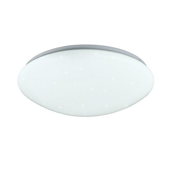Plafón de techo LED efecto estrella LUKIDA 18W 2000lm, 3000 - 6000K función memoria y luz de noche IP20 Blanco