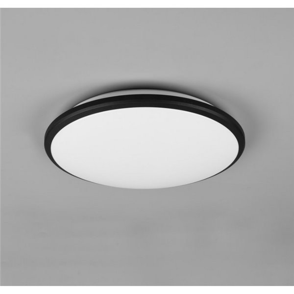 Plafón redondo de techo LED LIMBUS marco negro 35cm 20,5W 2300lm, 3000K IP20