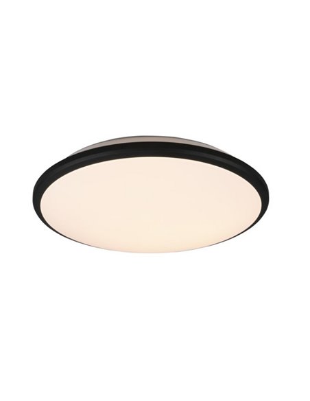 Plafón redondo de techo LED LIMBUS marco negro 35cm 20,5W 2300lm, 3000K IP20