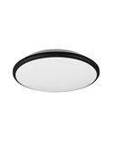 Plafonnier LED rond LIMBUS cadre noir 35cm 20,5W 2300lm, 3000K IP20