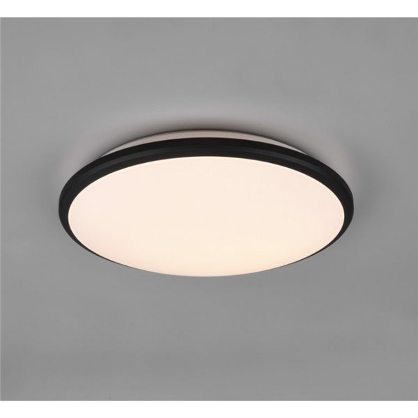 Plafonnier LED rond LIMBUS cadre noir 35cm 20,5W 2300lm, 3000K IP20