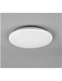 Plafón redondo de techo LED LIMBUS marco blanco 35cm 20,5W 2300lm, 3000K IP20