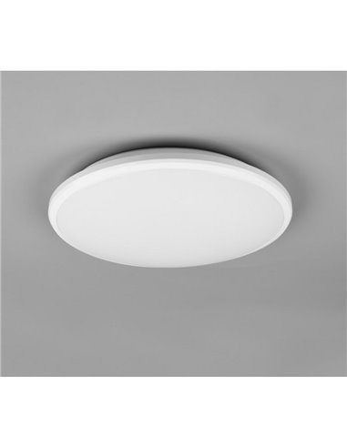 Plafón redondo de techo LED LIMBUS marco blanco 35cm 20,5W 2300lm, 3000K IP20