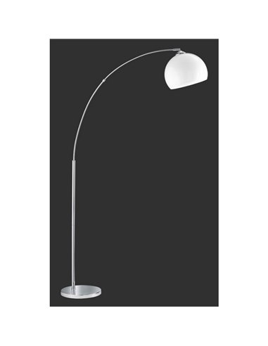 Lámpara de pie BRASILIA con pantalla bombilla excl. 1xE27 max. 60W interruptor en pie IP20