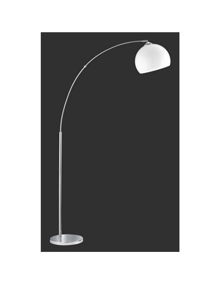 Lámpara de pie BRASILIA con pantalla bombilla excl. 1xE27 max. 60W interruptor en pie IP20