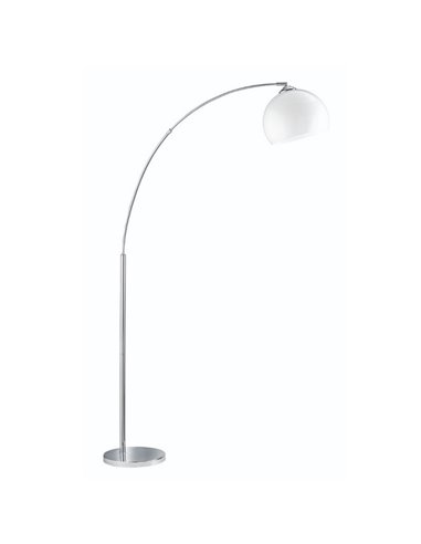 Luminária de chão BRASILIA com abajur excl. bulbo. 1xE27 máx. Pedal de 60 W IP20