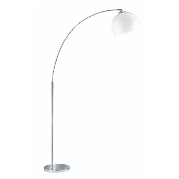 Lámpara de pie BRASILIA con pantalla bombilla excl. 1xE27 max. 60W interruptor en pie IP20