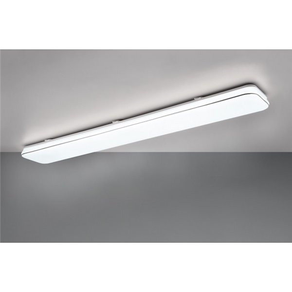 Plafón de techo rectangular 120cm LED BLANCA 46W 1x 5600lm, 4000K IP20 para techo y pared
