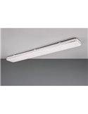 Plafón de techo rectangular 120cm LED BLANCA 46W 1x 5600lm, 4000K IP20 para techo y pared