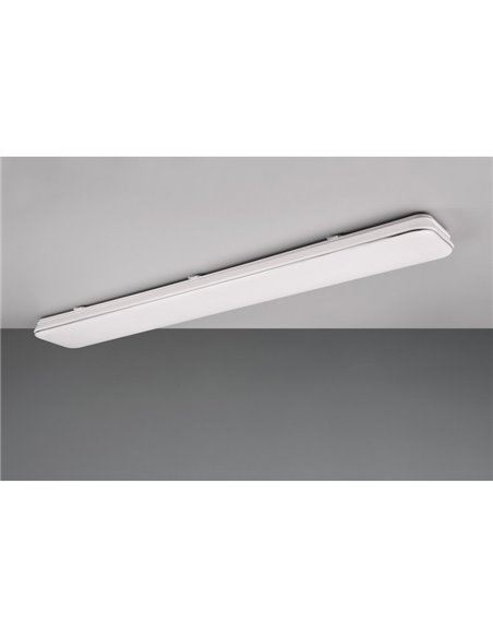 Plafón de techo rectangular 120cm LED BLANCA 46W 1x 5600lm, 4000K IP20 para techo y pared
