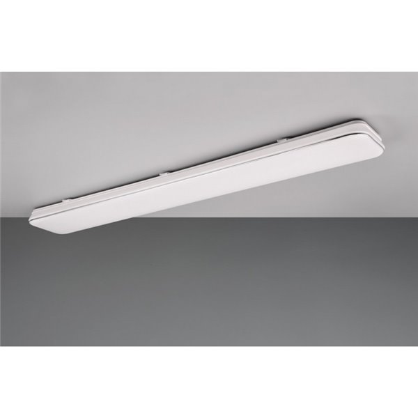 Luminária de teto retangular 120cm LED BRANCO 46W 1x 5600lm, 4000K IP20 para teto e parede