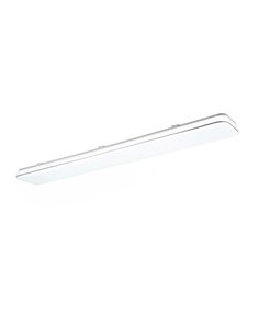 Plafón de techo rectangular 120cm LED BLANCA 46W 1x 5600lm, 4000K IP20 para techo y pared