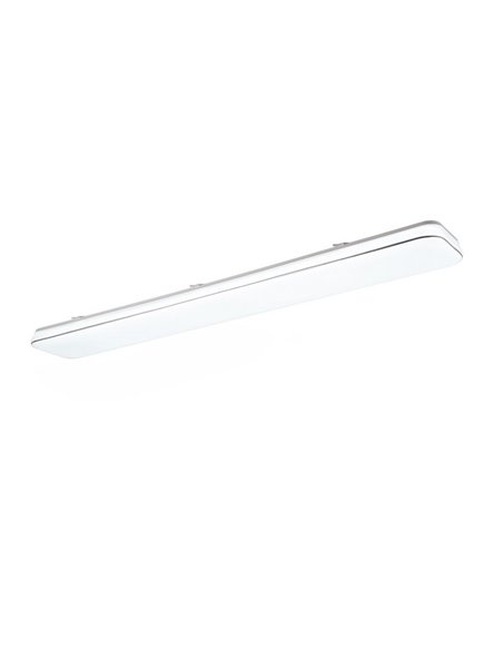 Plafón de techo rectangular 120cm LED BLANCA 46W 1x 5600lm, 4000K IP20 para techo y pared